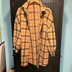 Long sleeve flannel button down
